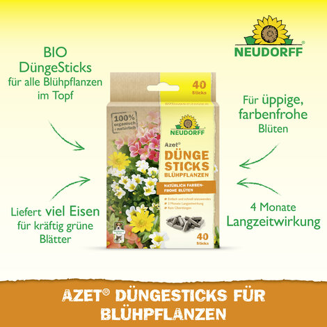 Azet Düngesticks für Blühpflanzen Sprechende Bilder Bild 2
