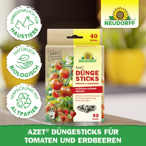 Azet Düngesticks für Tomaten & Erdbeeren Sprechende Bilder Bild 5