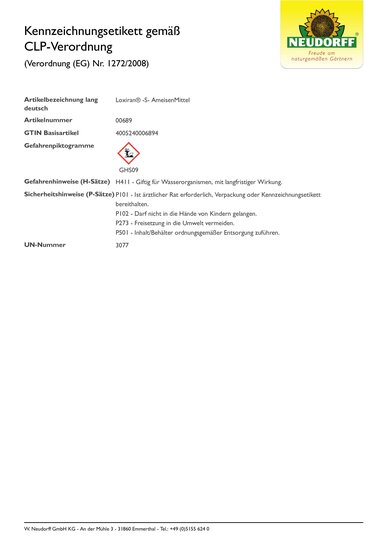 Loxiran AmeisenStreumittel