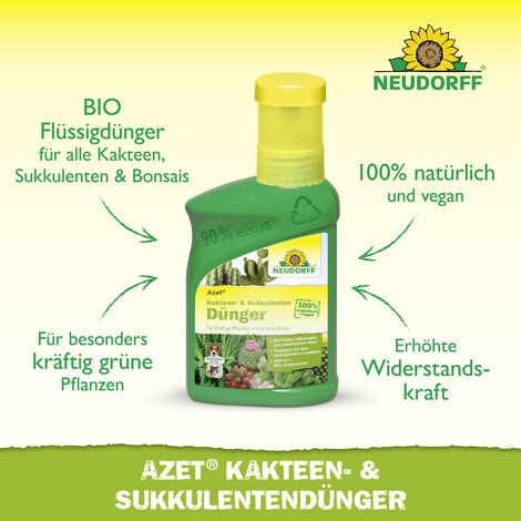 Azet Kakteen- & SukkulentenDünger flüssig Sprechende Bilder Bild 2