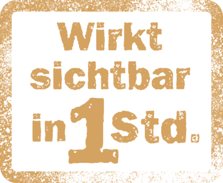 Wirkt sichtbar in 1 Std. - neu
