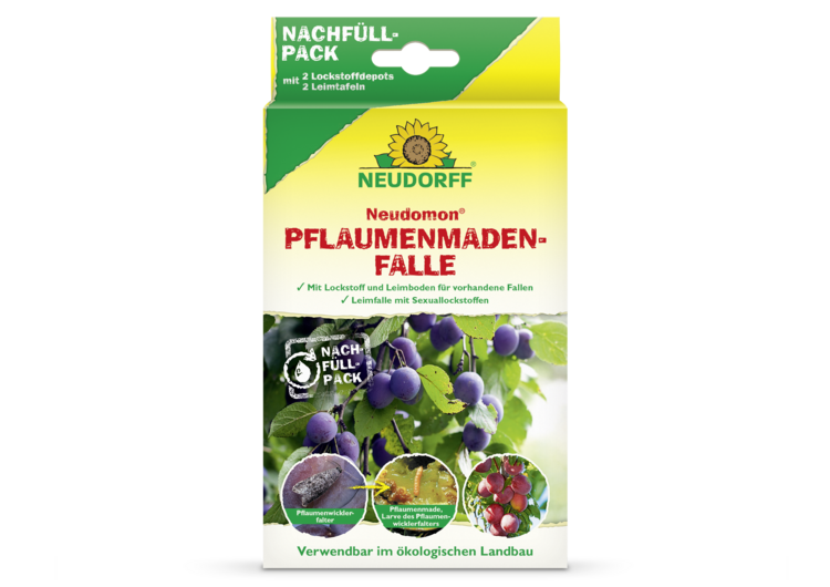 Neudomon PflaumenmadenFalle Nachfüllpack